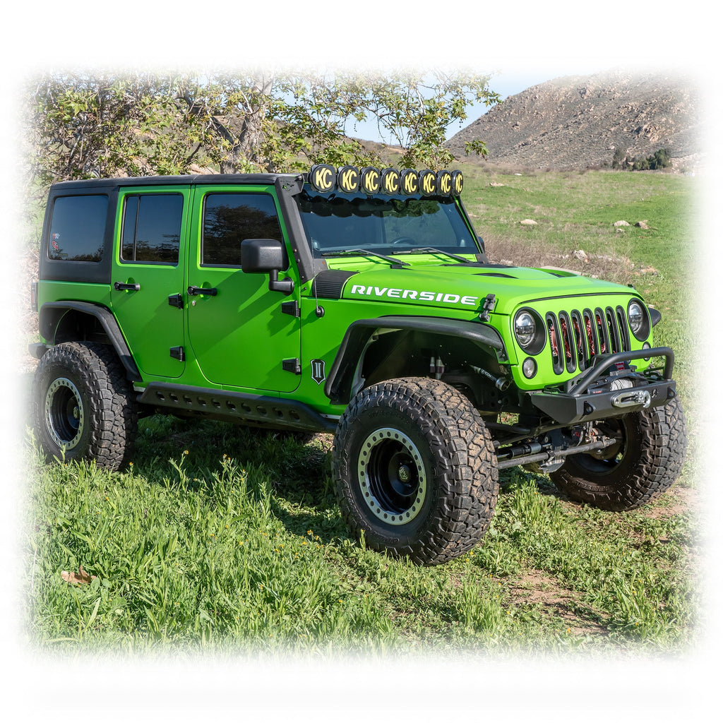 Turn Offroad Jeep JK/JL/JT Stubby Front Bumper | High-Clearance, Winch-Ready | 2007-2025