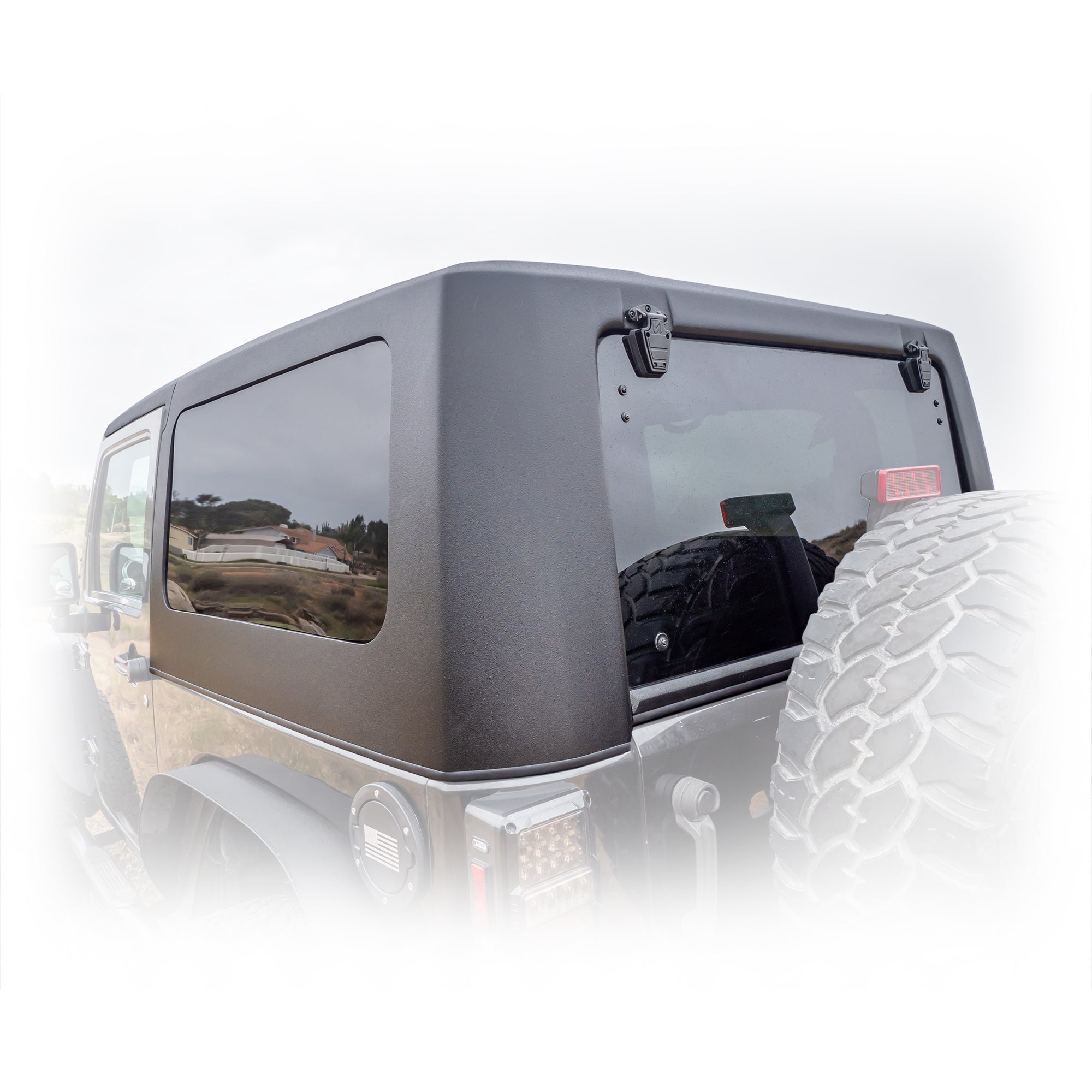 Turn Offroad Jeep JK 2‑Door Squareback 2‑Piece Hard Top | 2007–2018