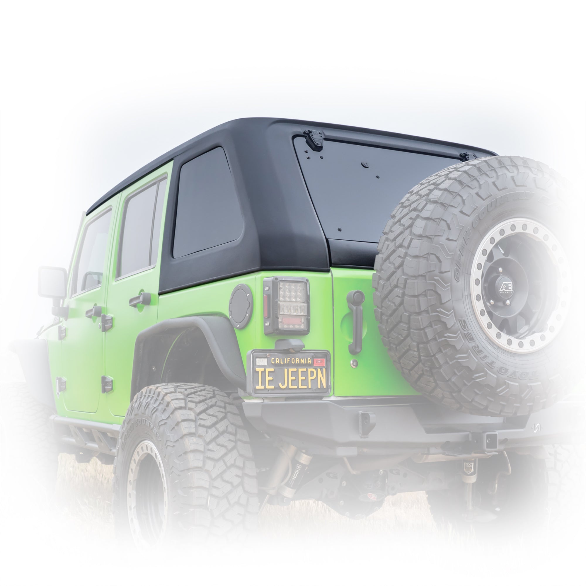 Turn Offroad Jeep JK 4 Door Fastback Hard Top  |  2007–2018