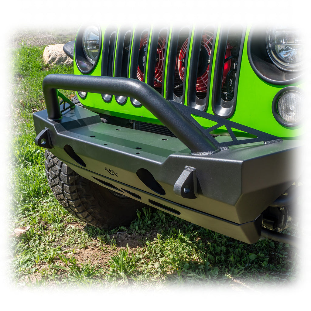 Turn Offroad Jeep JK/JL/JT Front Bumper with Skid Plate | 2007-2025