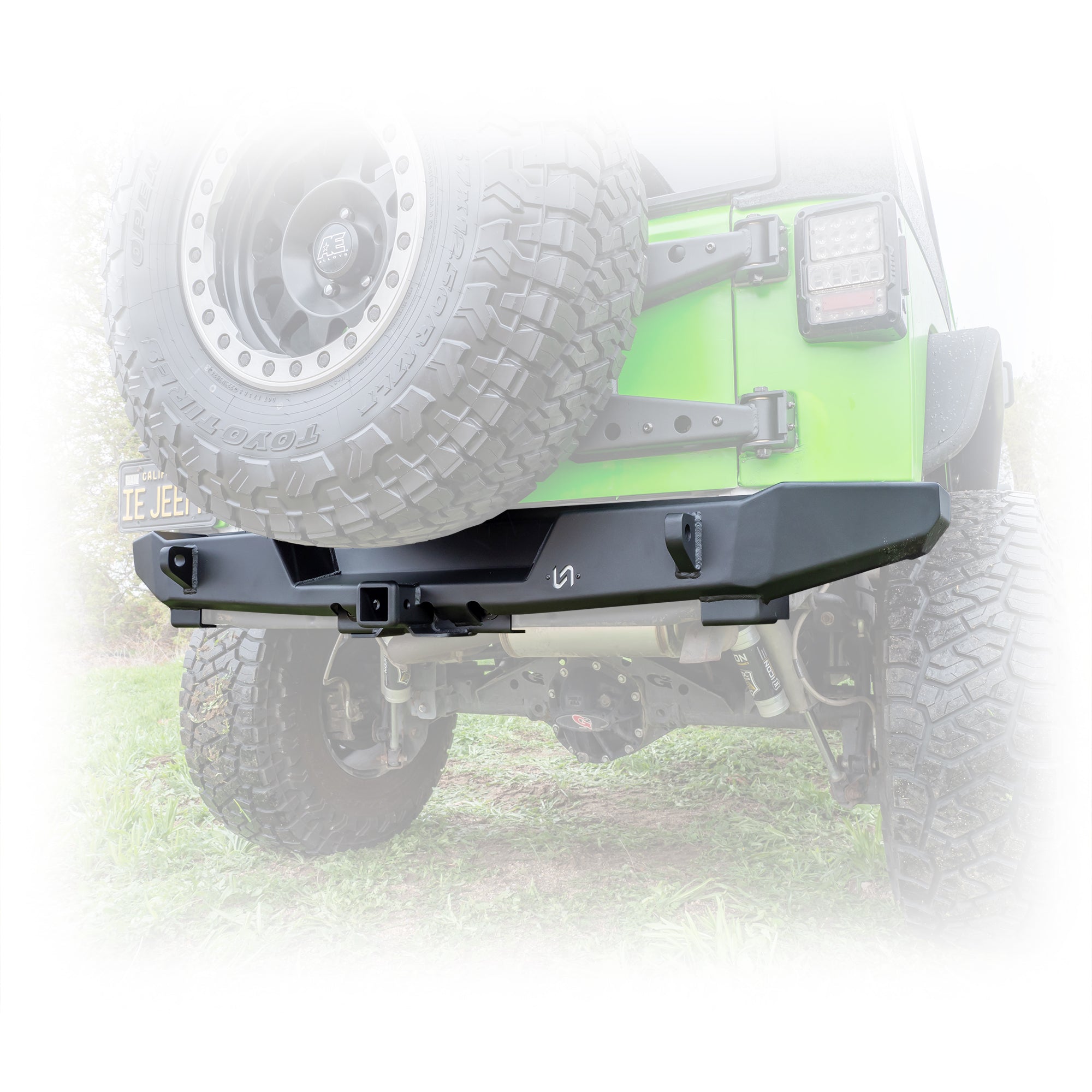 Turn Offroad Jeep JK Rear Bumper with Hitch Receiver | 2007–2018