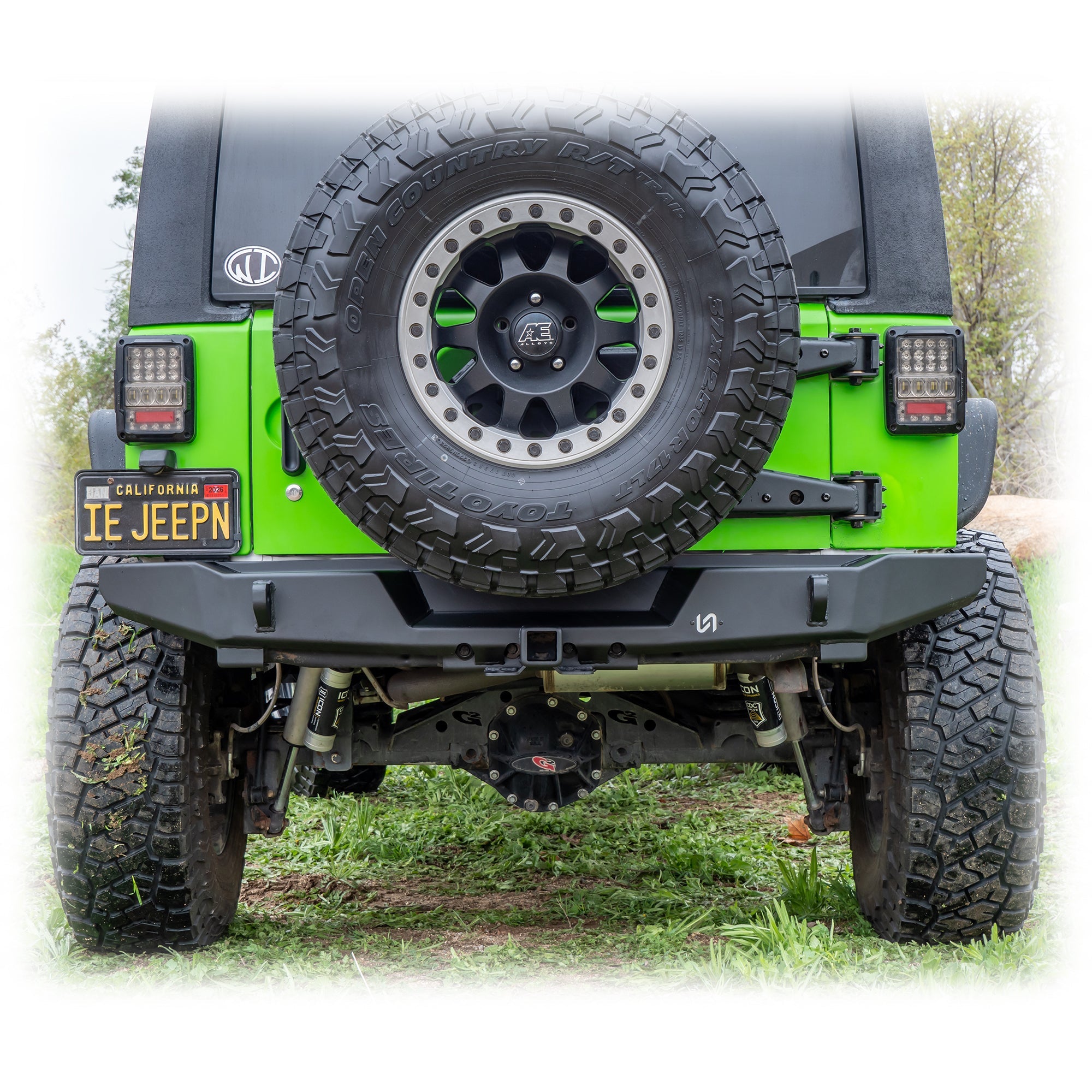 Turn Offroad Jeep JK Rear Bumper with Hitch Receiver | 2007–2018