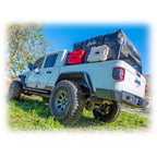 Turn Offroad Jeep JT Gladiator Rear Bumper with Frame-Mounted Rock-Slider Wings | 2020–2025