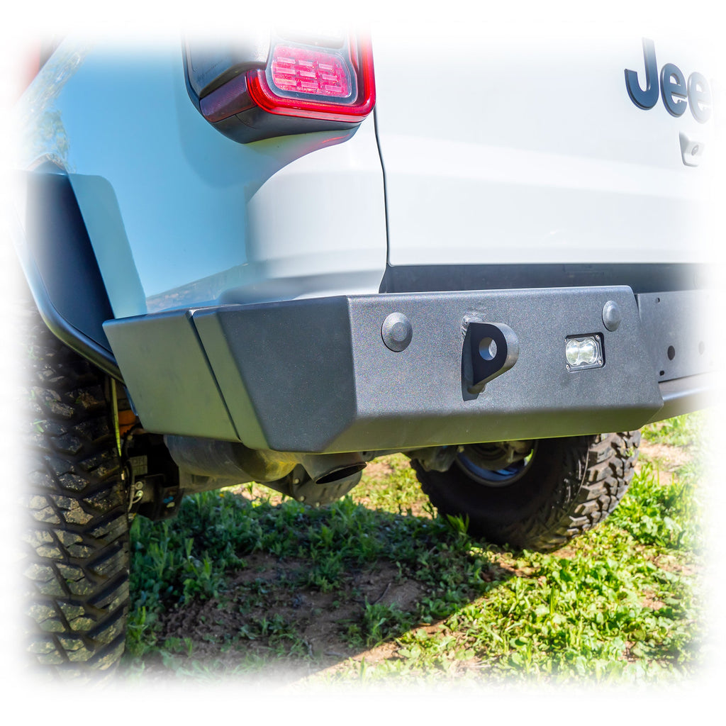 Turn Offroad Jeep JT Gladiator Rear Bumper with Frame-Mounted Rock-Slider Wings | 2020–2025