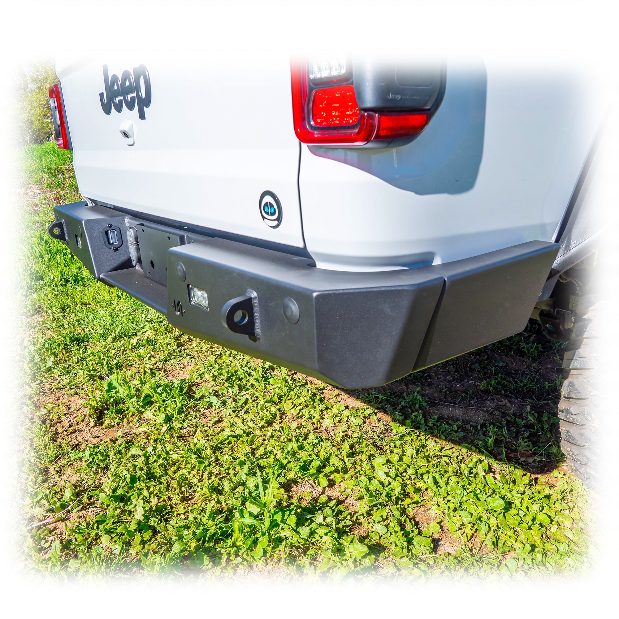 Turn Offroad Jeep JT Gladiator Rear Bumper with Frame-Mounted Rock-Slider Wings | 2020–2025