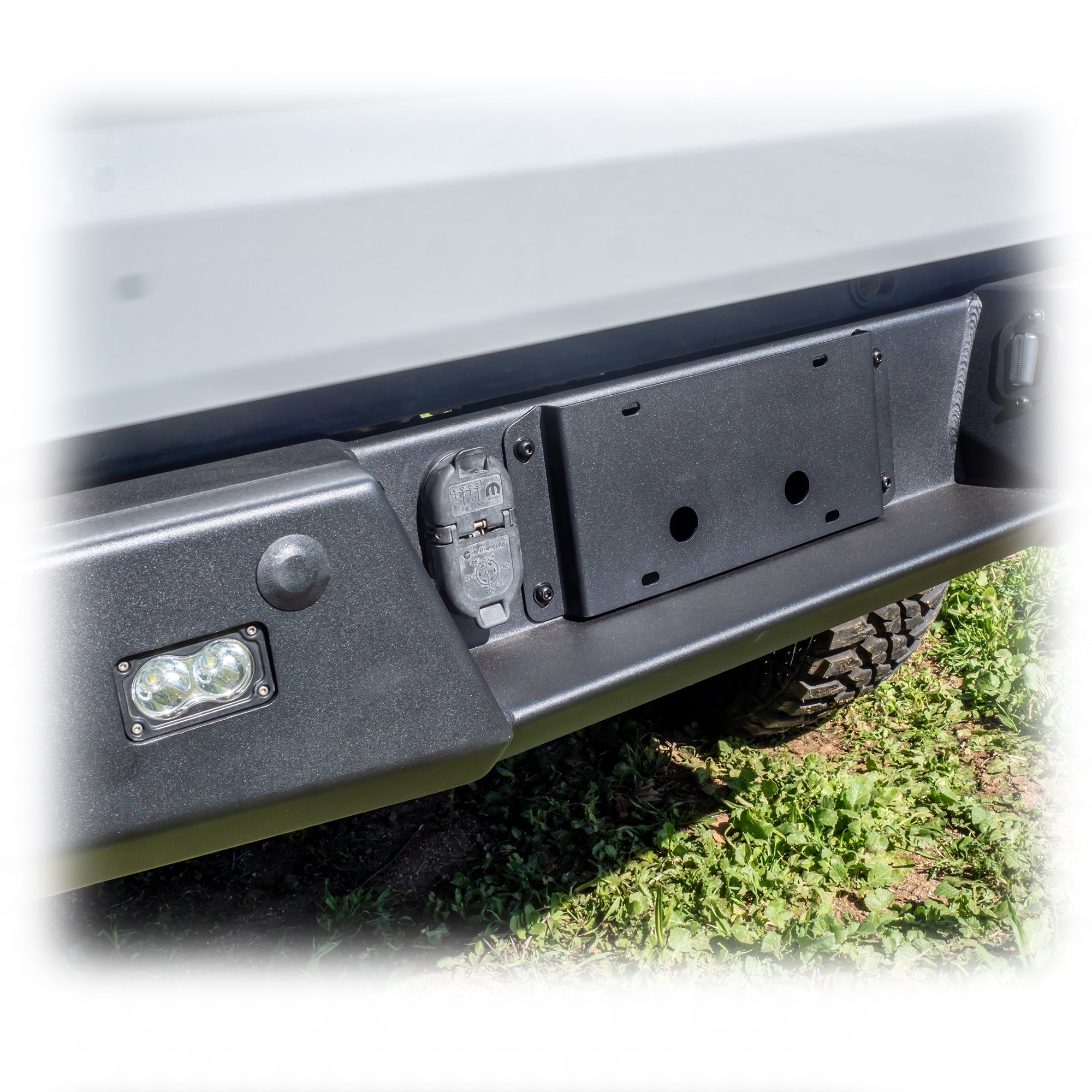 Turn Offroad Jeep JT Gladiator Rear Bumper with Frame-Mounted Rock-Slider Wings | 2020–2025