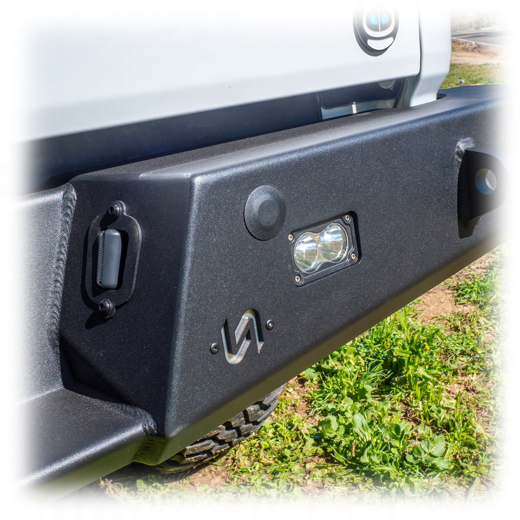 Turn Offroad Jeep JT Gladiator Rear Bumper with Frame-Mounted Rock-Slider Wings | 2020–2025