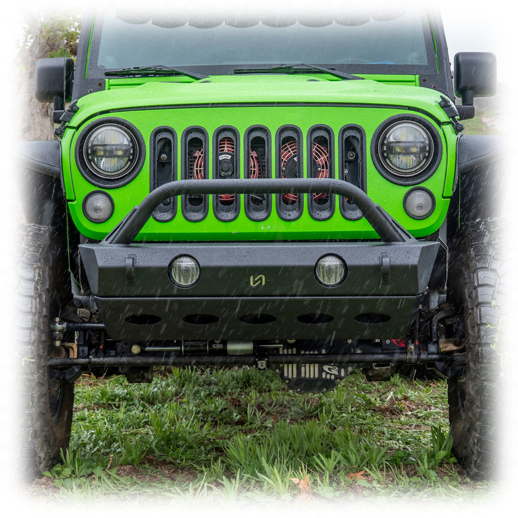 Turn Offroad Jeep JK/JL/JT Front Bumper with Full Skid Plate | 2007–2025