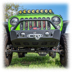 Turn Offroad Jeep JK/JL/JT Front Bumper with Skid Plate & Recessed Winch Mount | 2007–2025