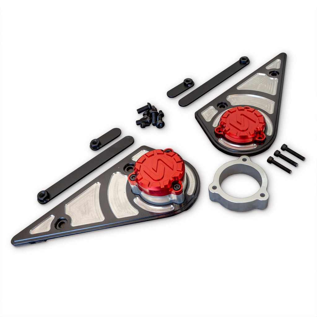 Turn Offroad 2021+ Ford Bronco Billet Lower Control Arm Mount Covers - Pair