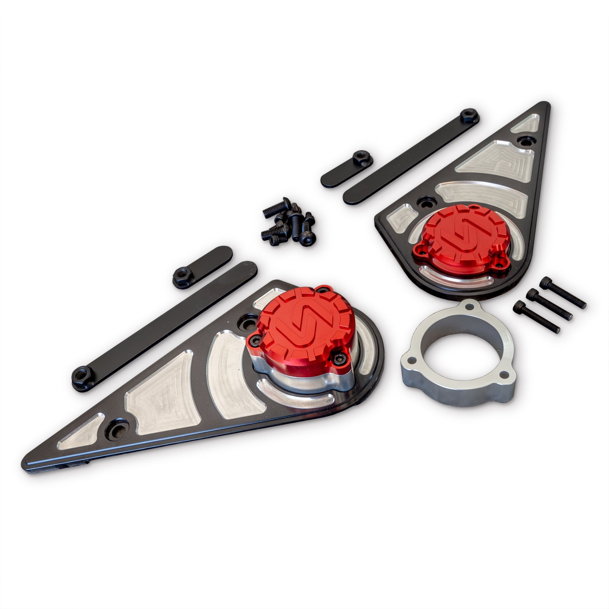 Turn Offroad 2021+ Ford Bronco Billet Lower Control Arm Mount Covers - Pair