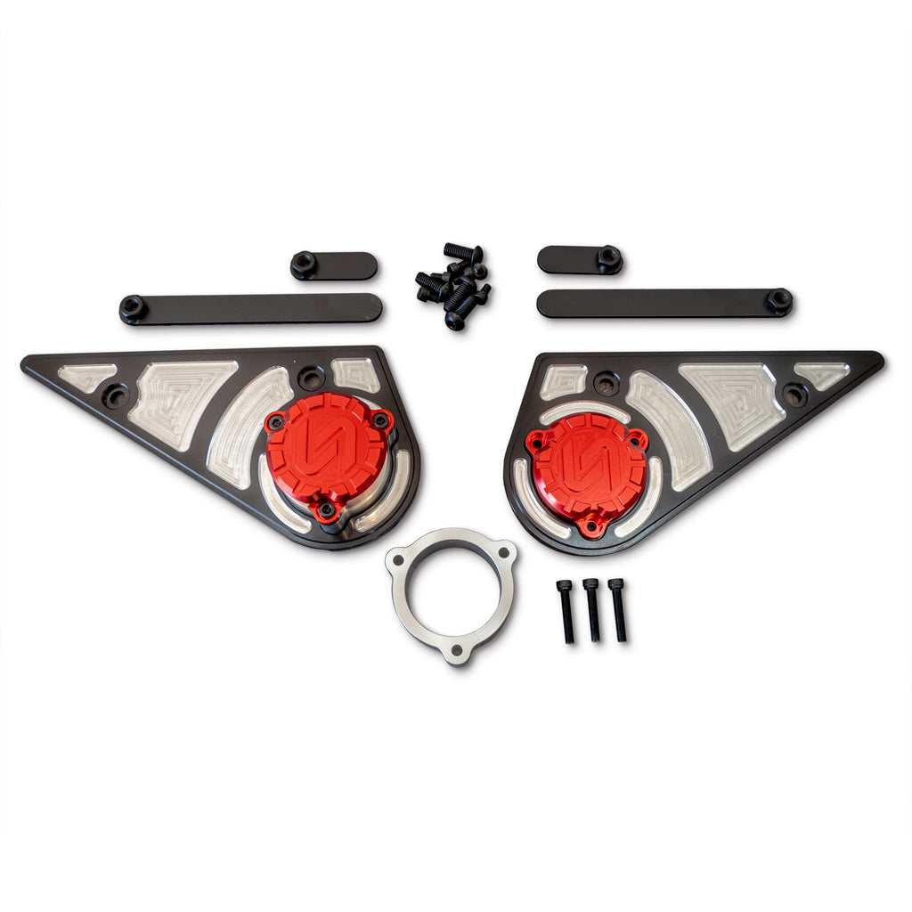 Turn Offroad 2021+ Ford Bronco Billet Lower Control Arm Mount Covers - Pair