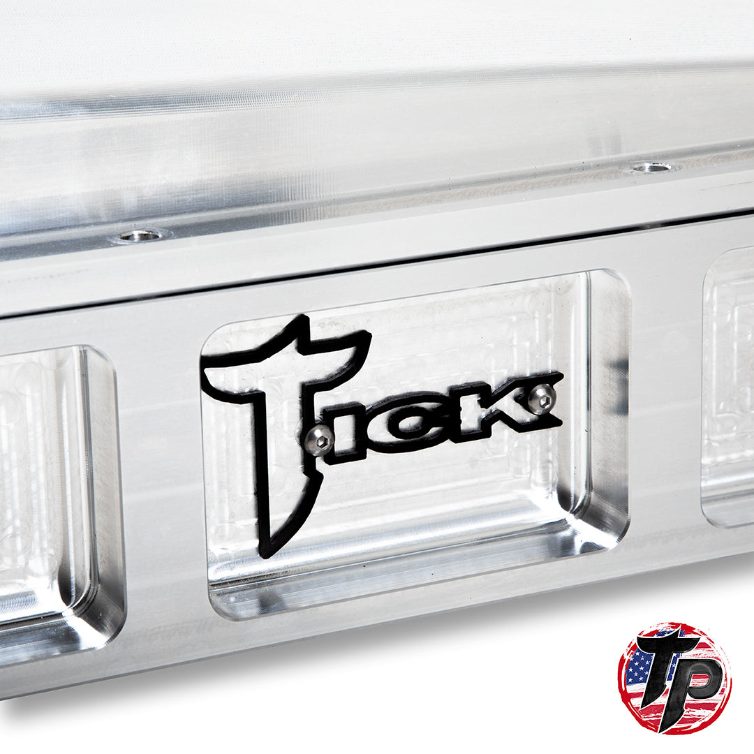 Tick 1500hp Ultra Low Profile Billet Air-to-Water Intercooler for Holley Ram Intakes By Tick Performance