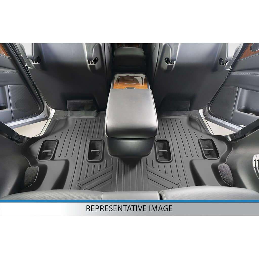SMARTLINER Custom Fit Floor Liners For 2018-2025 Atlas (with 2nd Row Bench Seat)