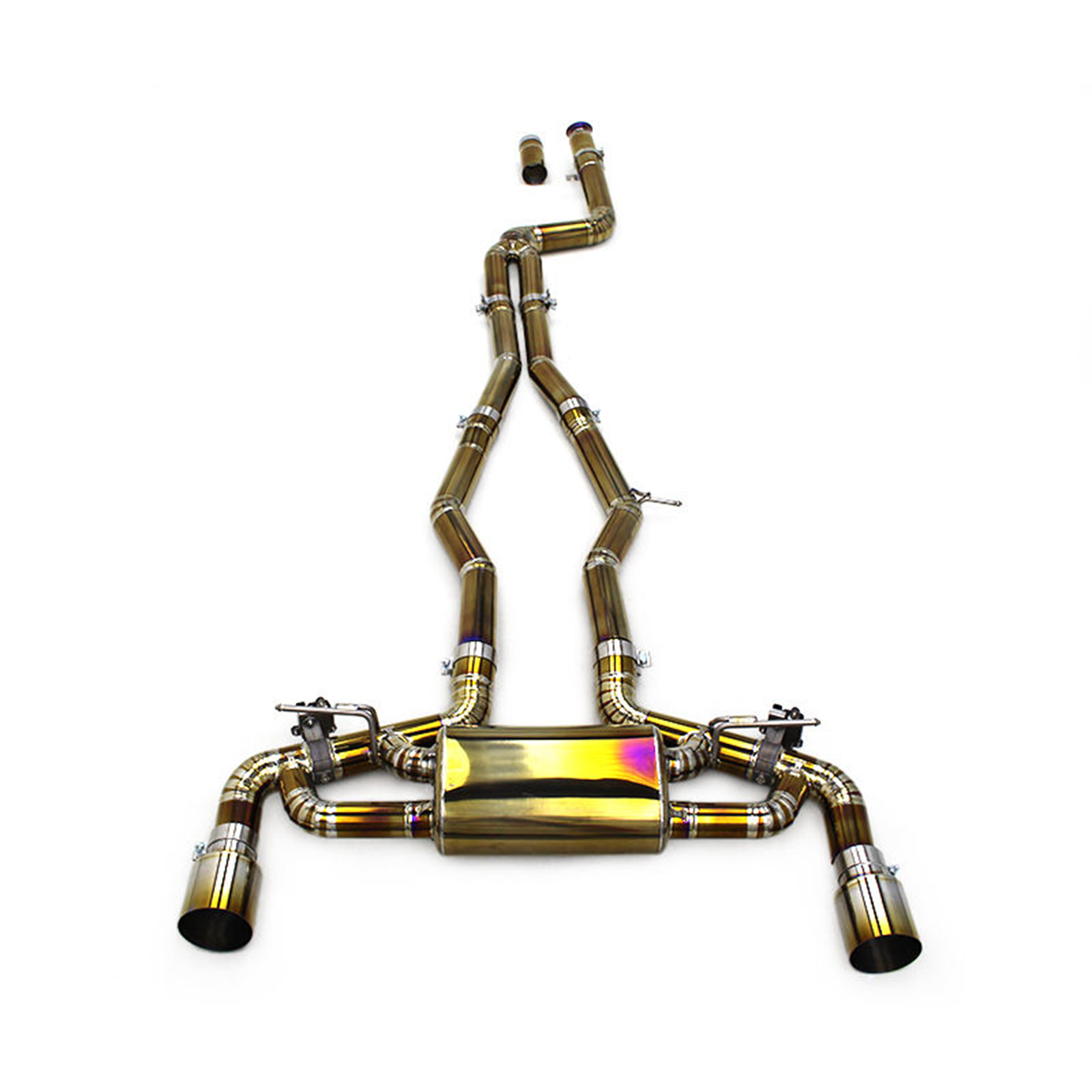Titanium Valved Catback Exhaust System for Toyota Supra A90 A91 3.0T - Bull Boost Performance