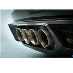 ZR Style Dry Carbon Fiber Rear Diffuser for Chevrolet Corvette C8 - Bull Boost Performance