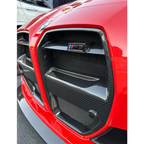 VR Style Carbon Fiber Front Grille Replacement Set for BMW G80 M3 G82 G83 M4 - Bull Boost Performance