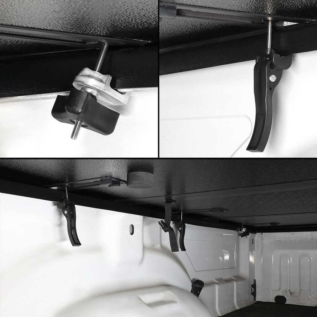 02-09 Dodge Ram Hard Tri-Fold Tonneau Cover - 8FT Fleetside Bed