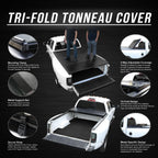 2022+ Toyota Tundra Hard Tri-Fold Tonneau Cover 6.5ft Bed