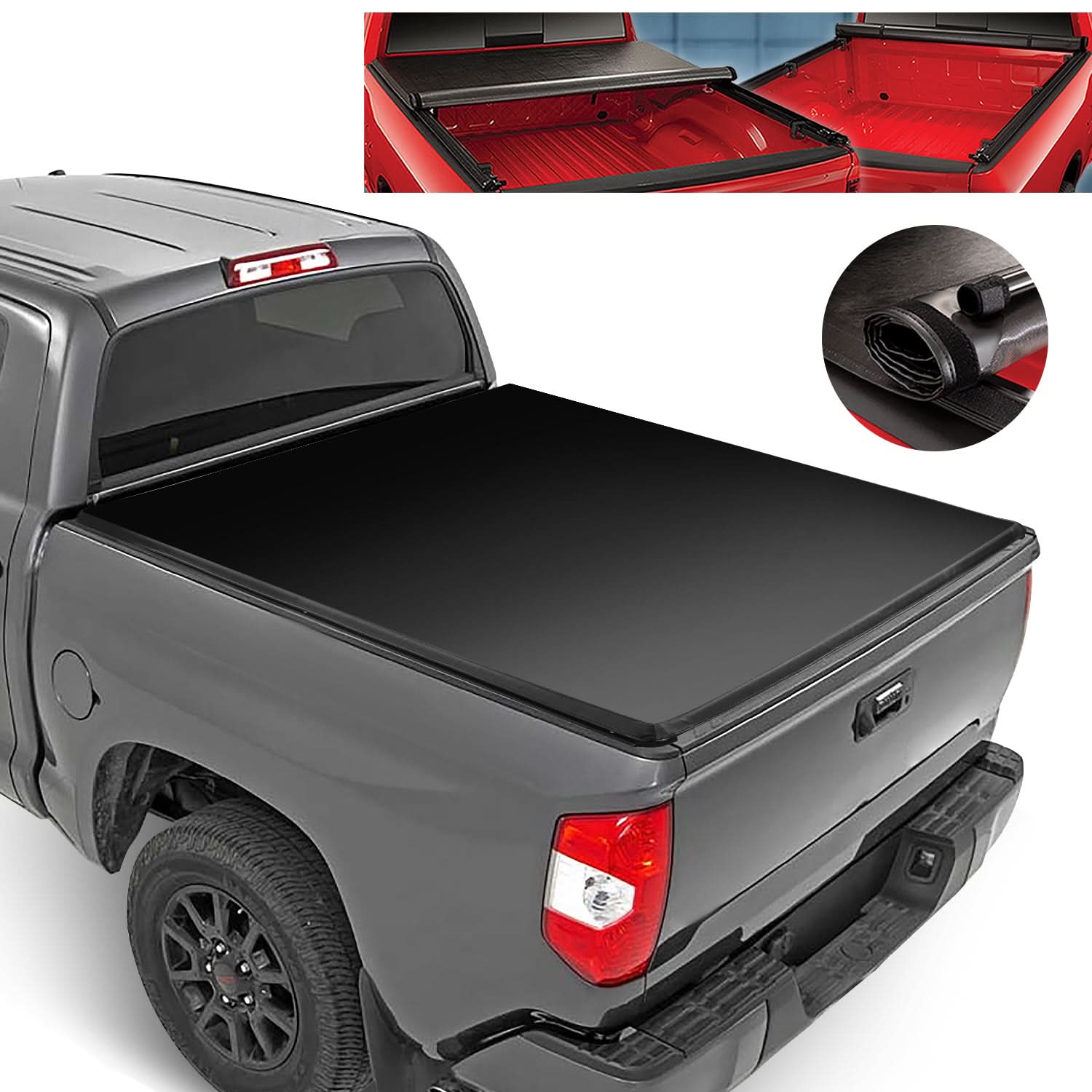2022+ Toyota Tundra 5.5ft Bed Roll-Up Tonneau Cover