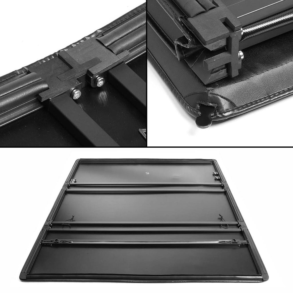 2005-2011 Dodge Dakota Soft Tri-Fold Tonneau Cover 5.3FT Bed