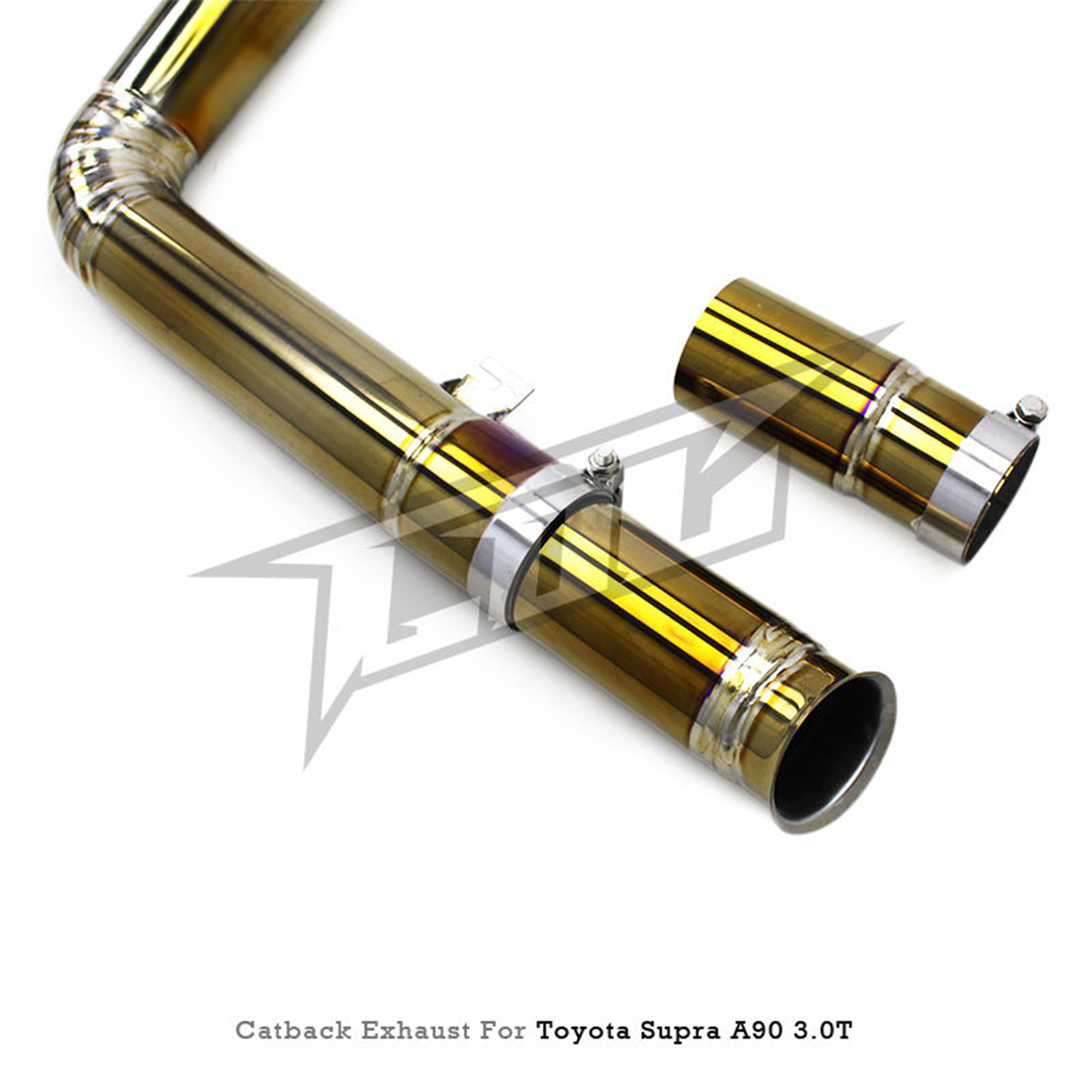 Titanium Valved Catback Exhaust System for Toyota Supra A90 A91 3.0T - Bull Boost Performance