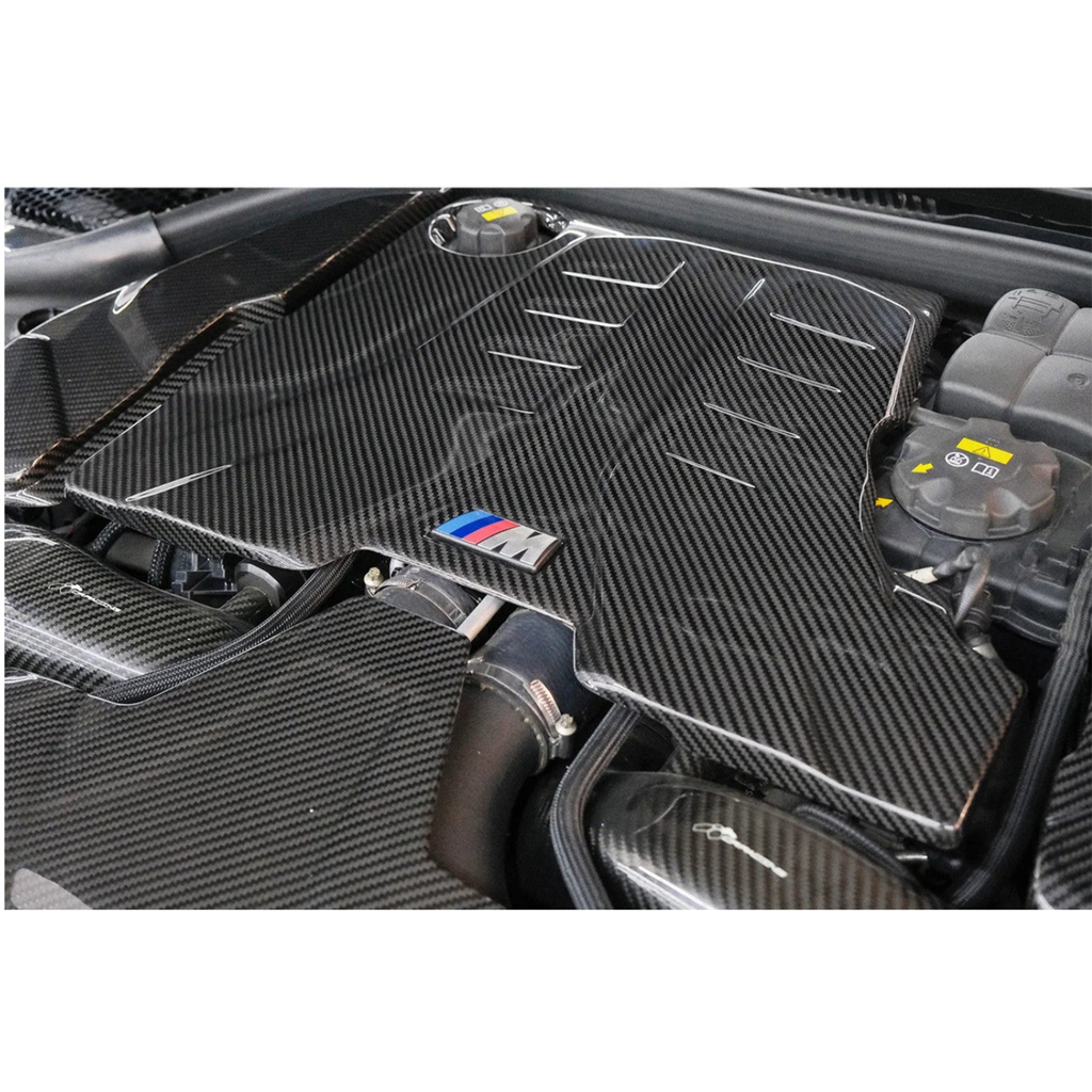Carbon Fiber Upper Engine Cover for BMW F90 M5 - Bull Boost Performance