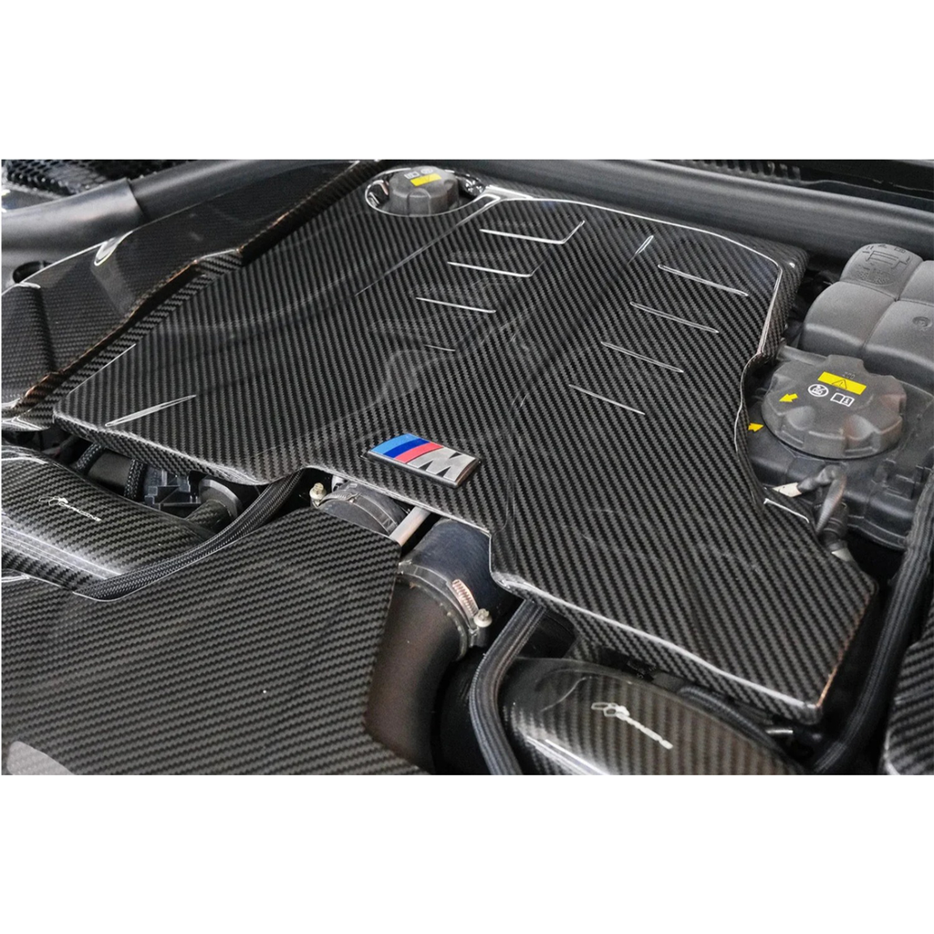 Carbon Fiber Complete Engine Bay Kit for BMW F90 M5 F91 F92 F93 M8 G30 5 Series - Bull Boost Performance