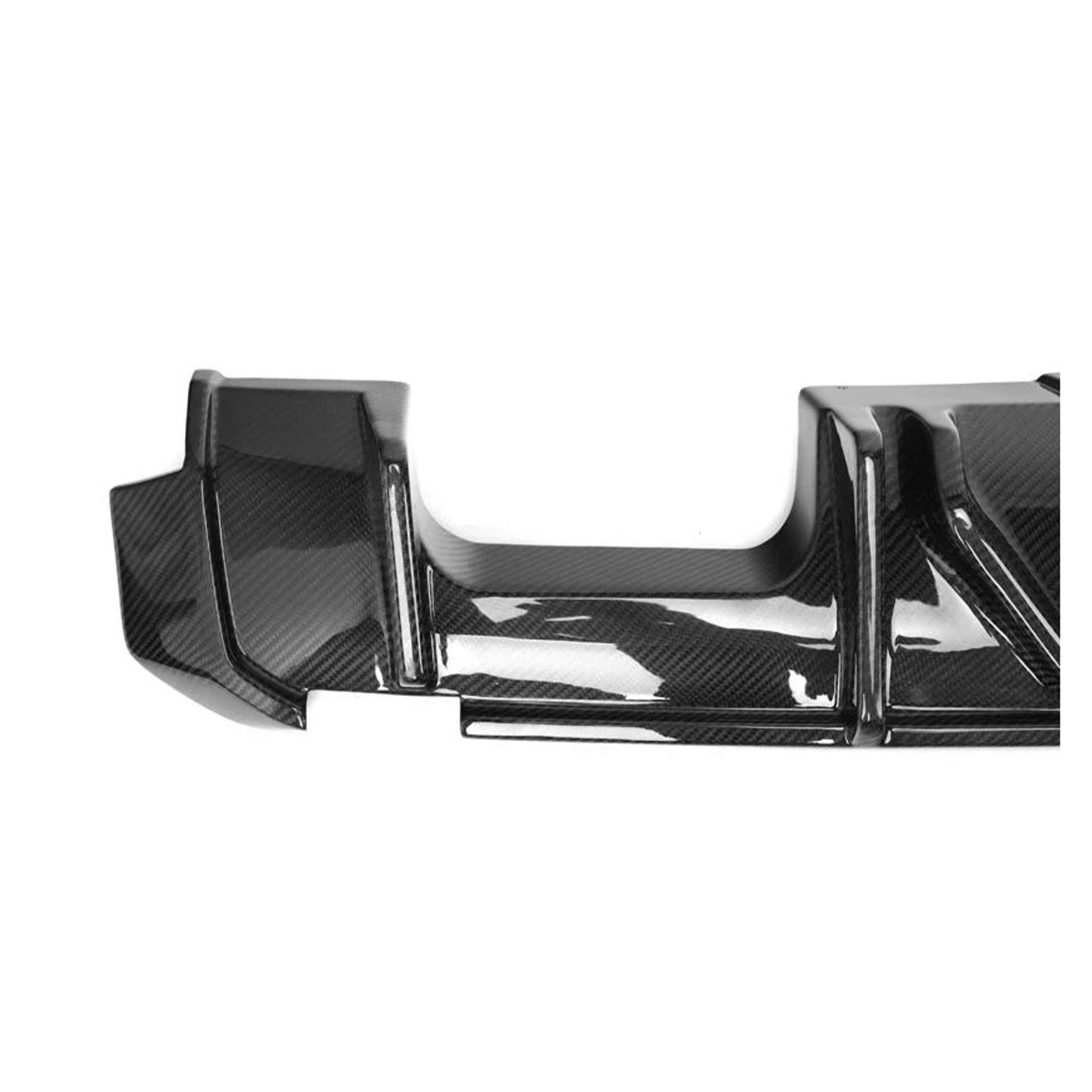 V2 Carbon Fiber Rear Diffuser w/ LED Light for BMW G80 M3 G82 G83 M4 - Bull Boost Performance