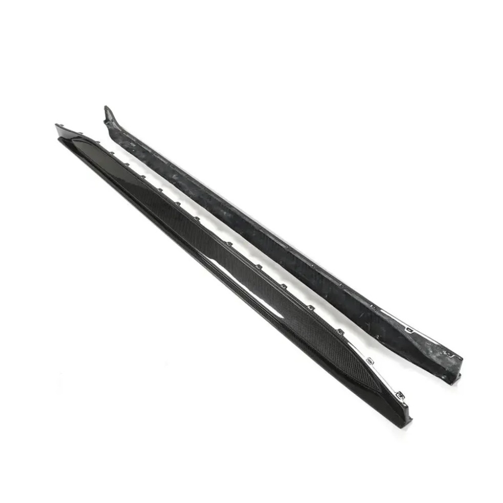 OEM Style Carbon Fiber Side Skirts Lip V2 for BMW G80 M3 G82 G83 M4 - Bull Boost Performance