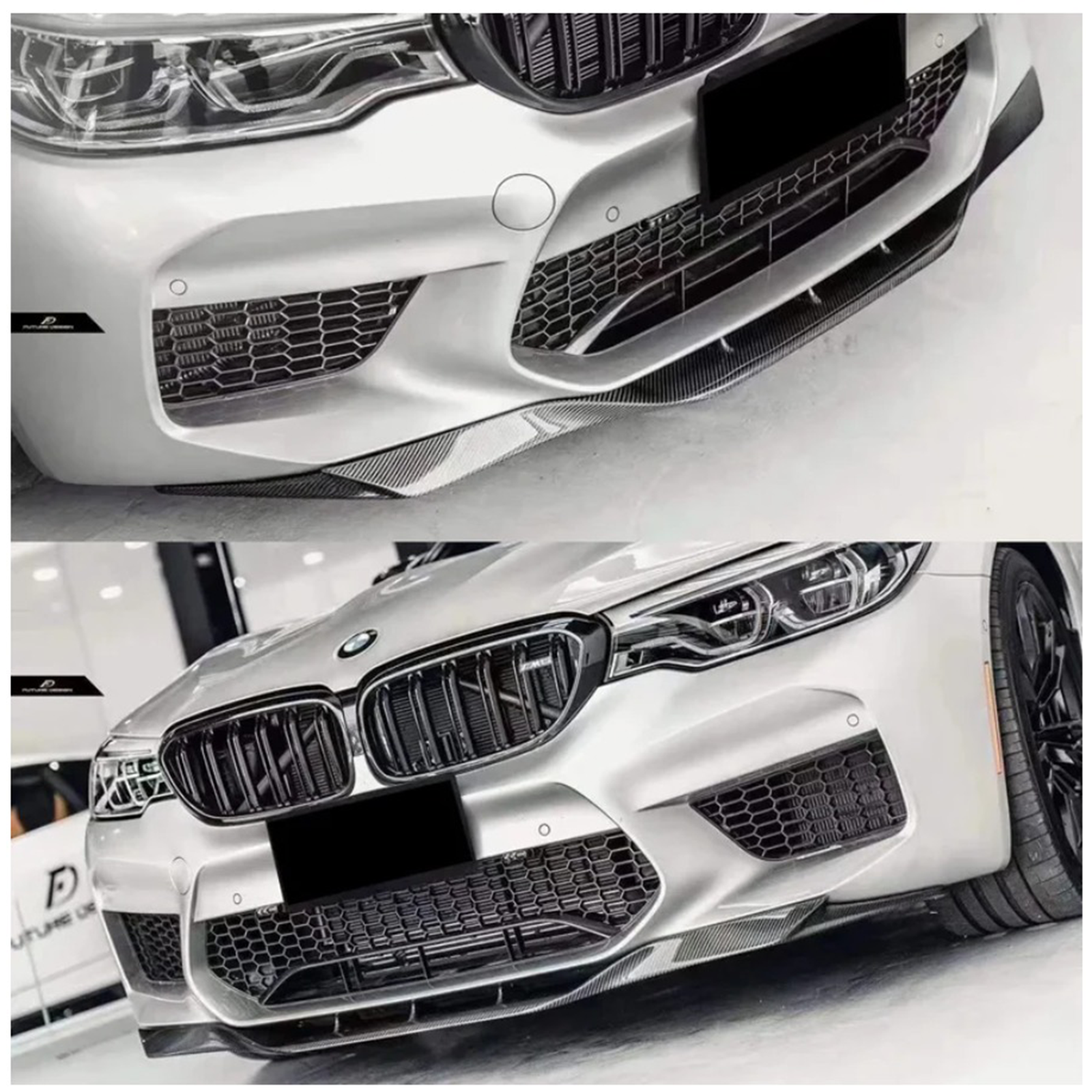 RKP Style Carbon Fiber Front Lip for BMW F90 M5 - Bull Boost Performance