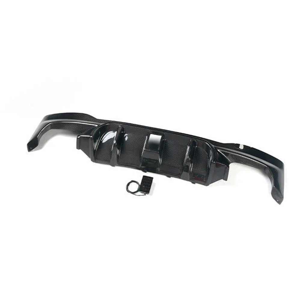Carbon Fiber Rear Diffuser w/ LED for BMW F90 M5 - Bull Boost Performance