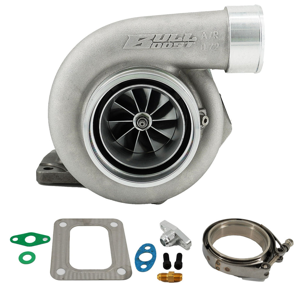 GT35 GTX3582 Billet Wheel Turbo .63 AR T3 Vband Turbine Housing Anti-Surge US V2 - Bull Boost Performance