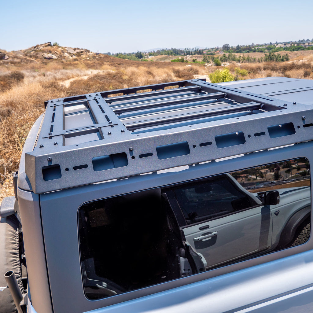 2021+ Ford Bronco 2 Door Hard Top Half Roof Rack - Turn Offroad