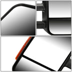 99-06 Chevrolet Silverado / GMC Sierra Manual Towing Mirrors - Black