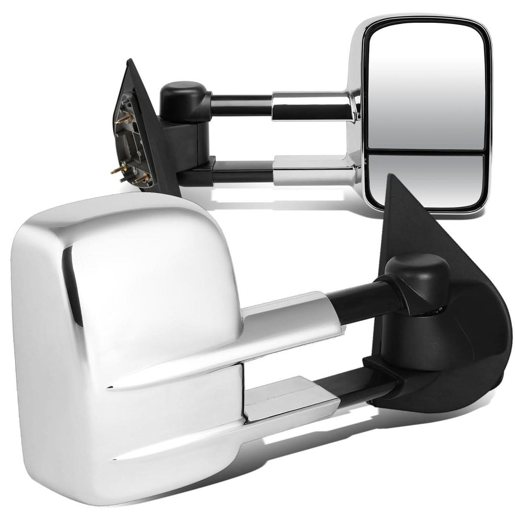 1997-2003 Ford F-150 Manual Towing Mirrors - Chrome Pair
