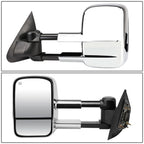 1997-2003 Ford F-150 Manual Towing Mirrors - Chrome Pair