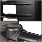 2007-2013 Chevrolet Silverado Left Towing Mirror Powered Heated Black