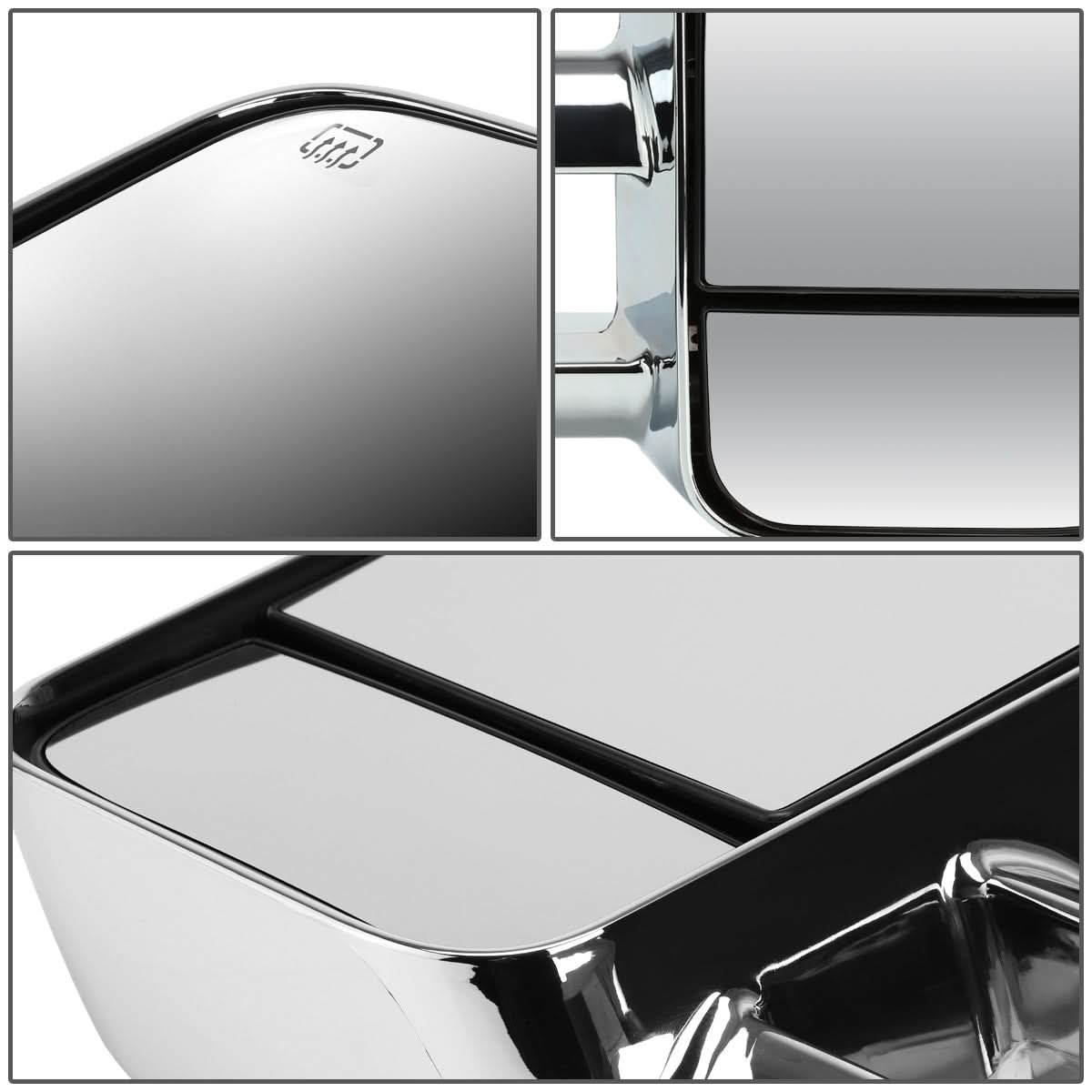 07-12 Chevrolet Silverado / GMC Sierra Powered Heated Towing Mirrors - Chrome