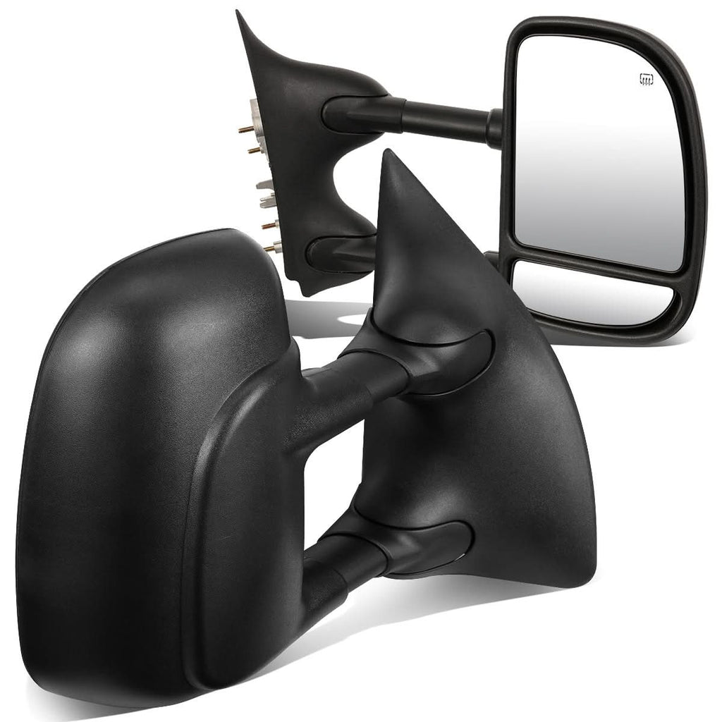 99-07 Ford F-250 F-350 F-450 F-550 Powered Heated Towing Mirrors Pair
