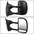 99-07 Ford F-250 F-350 F-450 F-550 Powered Heated Towing Mirrors Pair