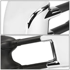 99-07 Ford F-250 F-350 F-450 F-550 Manual Towing Mirrors Chrome Pair