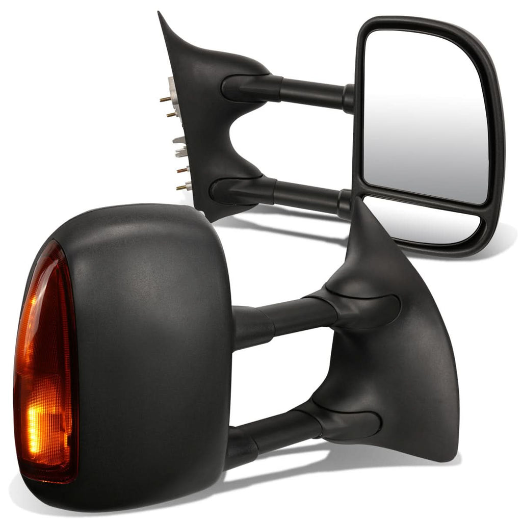99-07 Ford F-250 F-350 F-450 F-550 Super Duty Towing Mirrors Manual