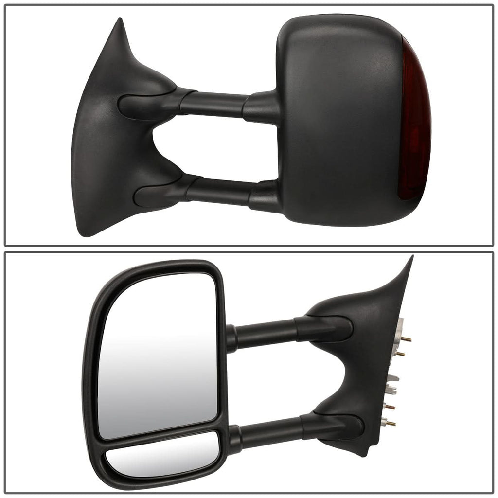 99-07 Ford F-250 F-350 F-450 F-550 Super Duty Towing Mirrors Manual