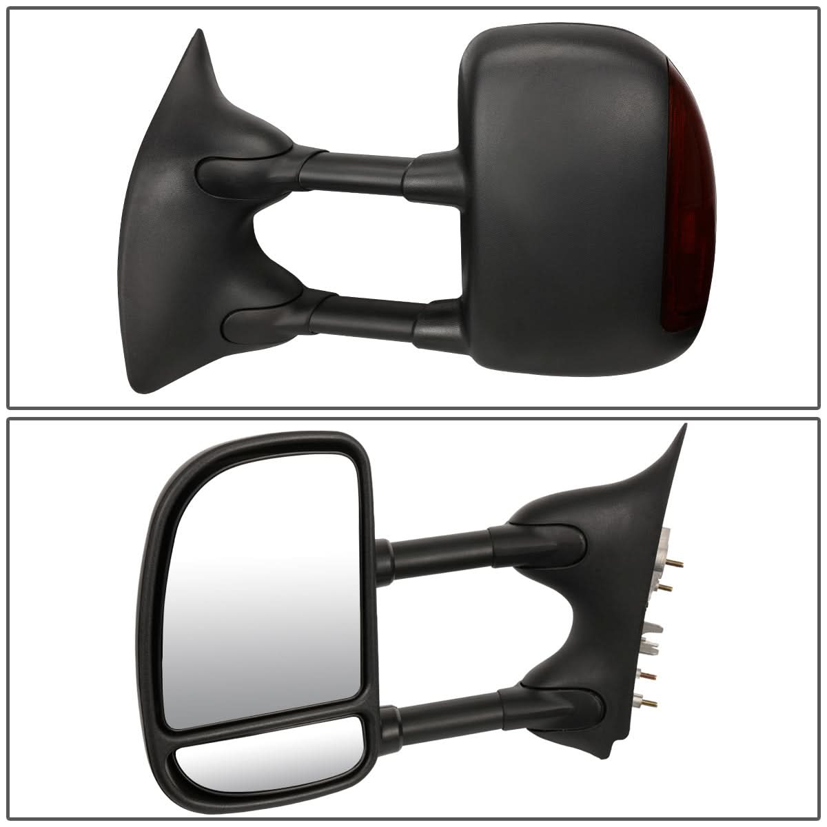 99-07 Ford F-250 F-350 F-450 F-550 Super Duty Towing Mirrors Manual