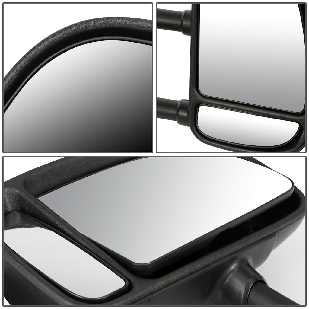 99-07 Ford F-250 F-350 F-450 F-550 Super Duty Towing Mirrors Manual