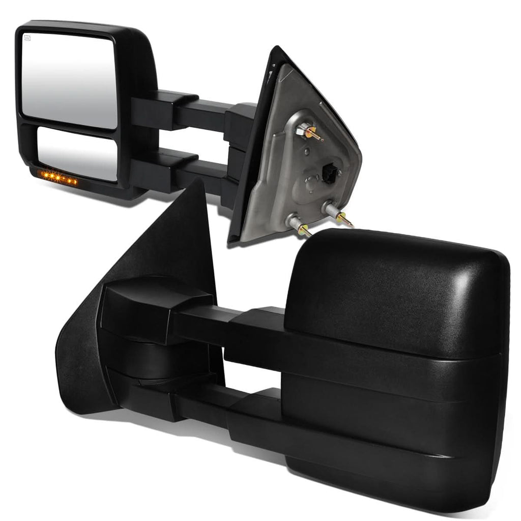 2004-2014 Ford F-150 Powered Towing Mirrors - Heated w/ Puddle Light