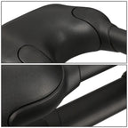 03-07 Ford E-150 E-250 E-350 Towing Mirrors - Manual Black Pair