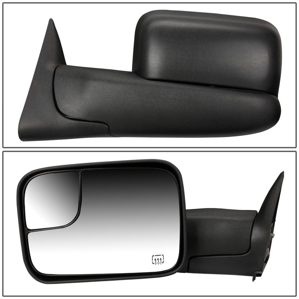 98-02 Dodge Ram 1500/2500/3500 Heated Power Towing Mirror - Left