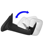 02-09 Dodge Ram Towing Mirrors Pair Powered Heated Chrome